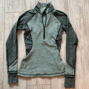 Lululemon quarter zip long sleeve workout top!